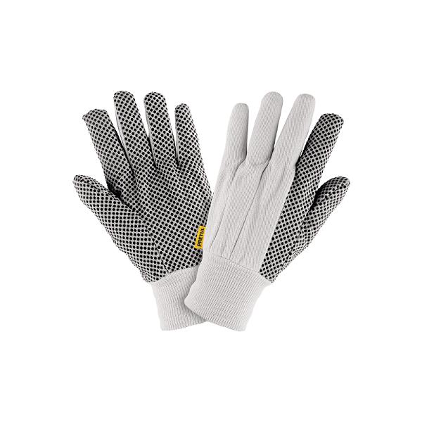 Guantes de Algodón con Puntos de PVC Pretul, Unitalla