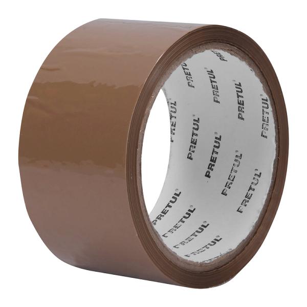 Cinta de Empaque Canela Pretul 48 mm x 40 m