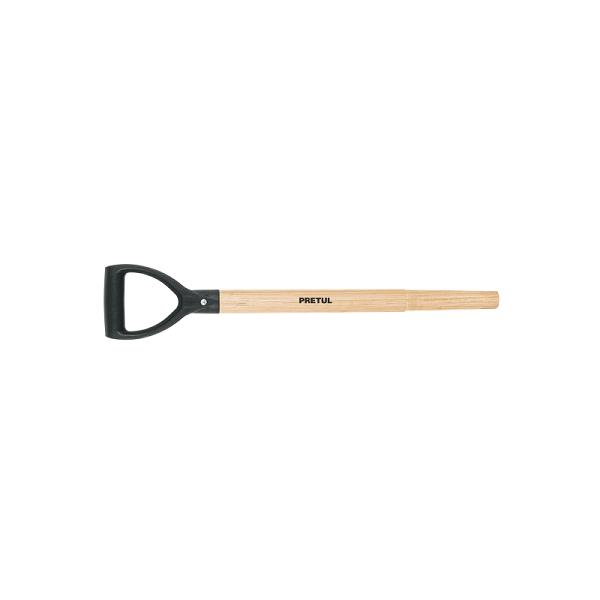 Mango de Madera para Palas Pretul con Puño en 'Y' de Plástico, 24 Pulgadas