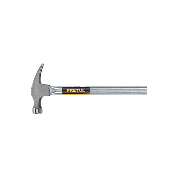 Martillo de Uña Recta Pretul de 16 oz con Mango Tubular