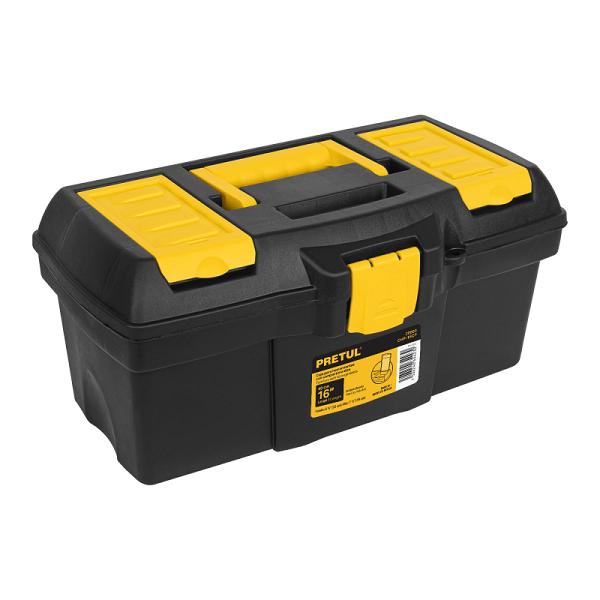 Caja de Herramientas de 16 Pulgadas con Compartimentos Pretul