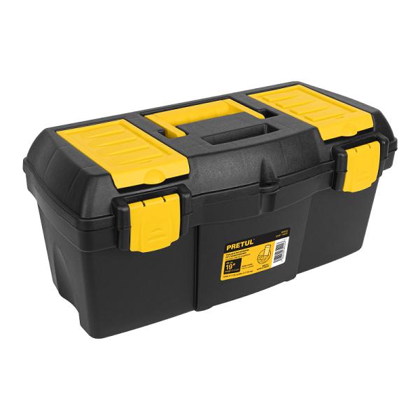 Caja para Herramientas Pretul de 19 Pulgadas con Compartimentos