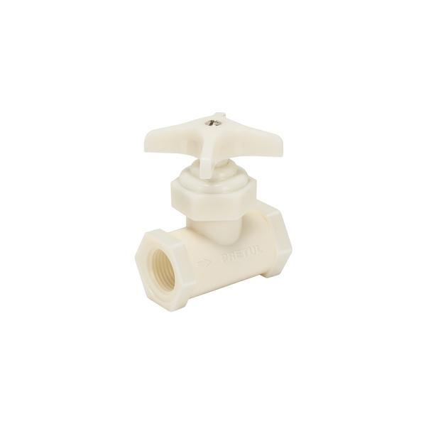 Válvula de Globo de ABS 1/2" Roscable, Pretul