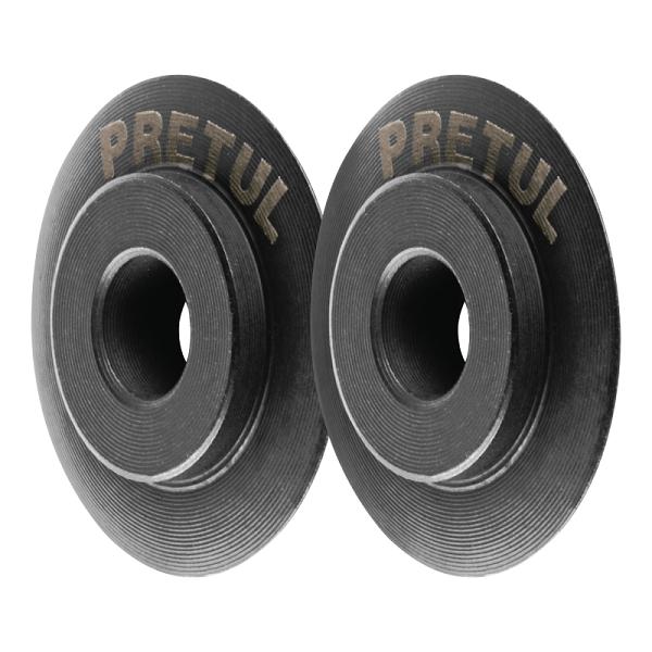 Juego de 2 Cuchillas de Repuesto para Cortador de Tubos COT-P Pretul, 18 mm