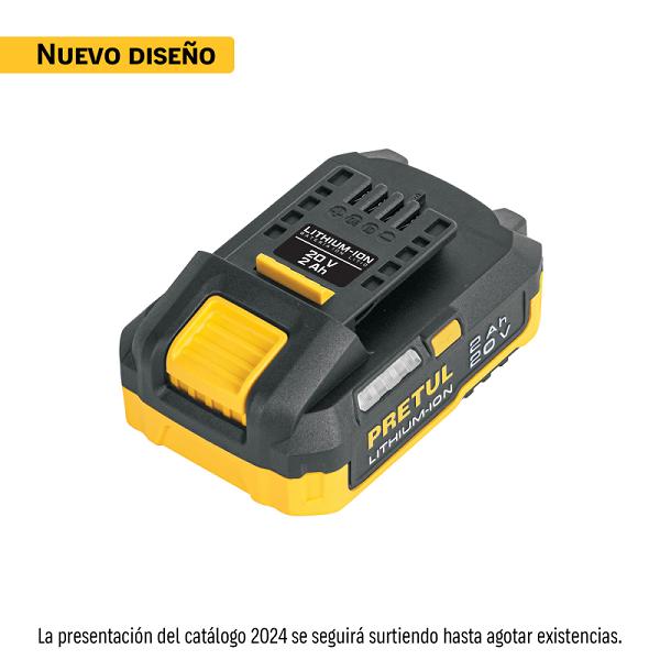 Batería de Ion de Litio Pretul 20V 2 Ah