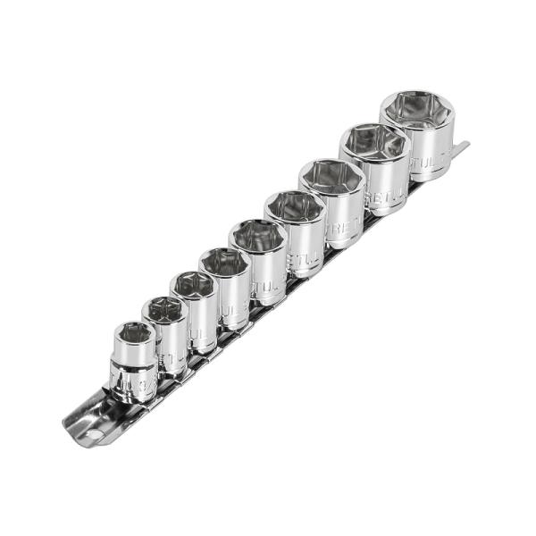 Juego de 9 Dados Estándar Cuadro 3/8" Pretul