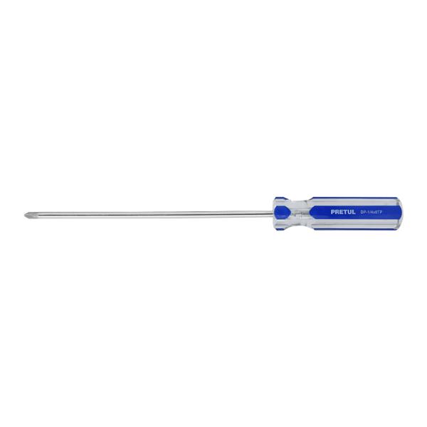 Desarmador de Cruz 1/4" x 8" con Mango de PVC Pretul