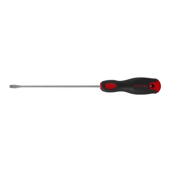 Desarmador Plano 3/16" x 6" con Mango Comfort Grip, Pretul