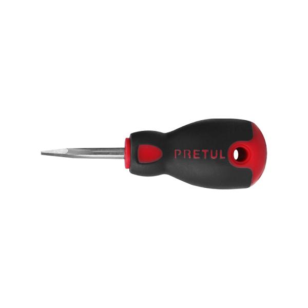 Desarmador Plano Pretul de 1/4" x 1-1/2" con Mango Comfort Grip