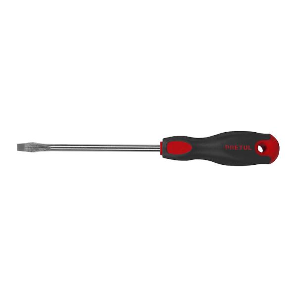 Desarmador Plano Pretul 5/16" x 6" con Mango Comfort Grip