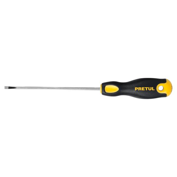 Desarmador Cabinet Pretul de 1/8 x 4 Pulgadas con Mango Comfort Grip