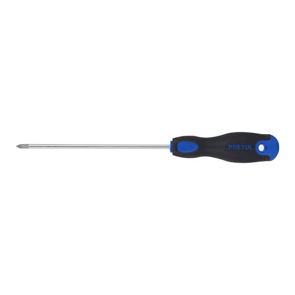Desarmador de Cruz 3/16" x 6" con Mango Comfort Grip, Pretul