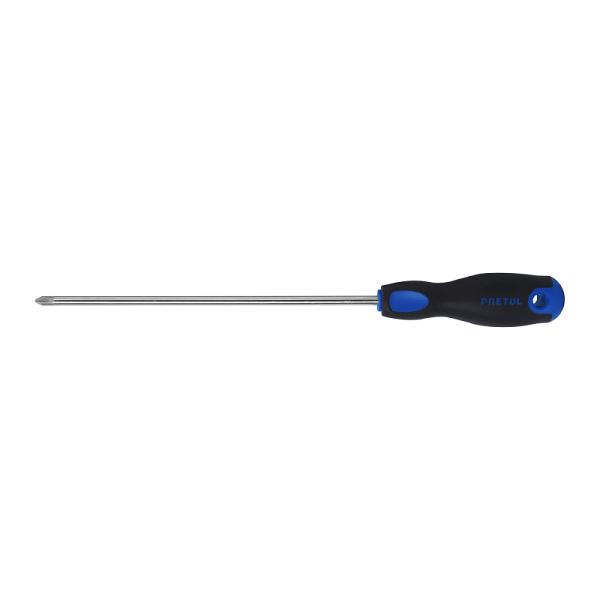 Desarmador de Cruz Pretul de 1/4" x 8" con Mango Comfort Grip