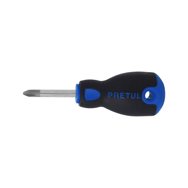 Desarmador de Cruz Pretul 1/4" x 1-1/2" con Mango Comfort Grip