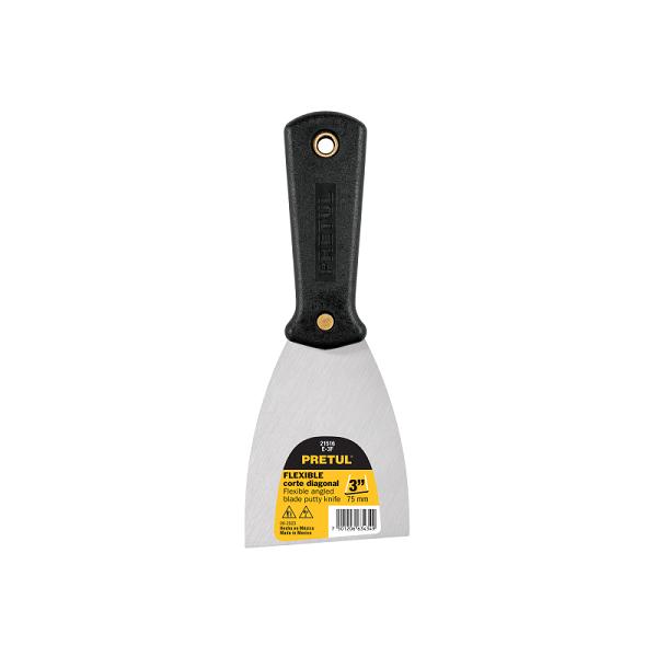 Espátula Flexible Pretul de 3 Pulgadas con Mango de Plástico