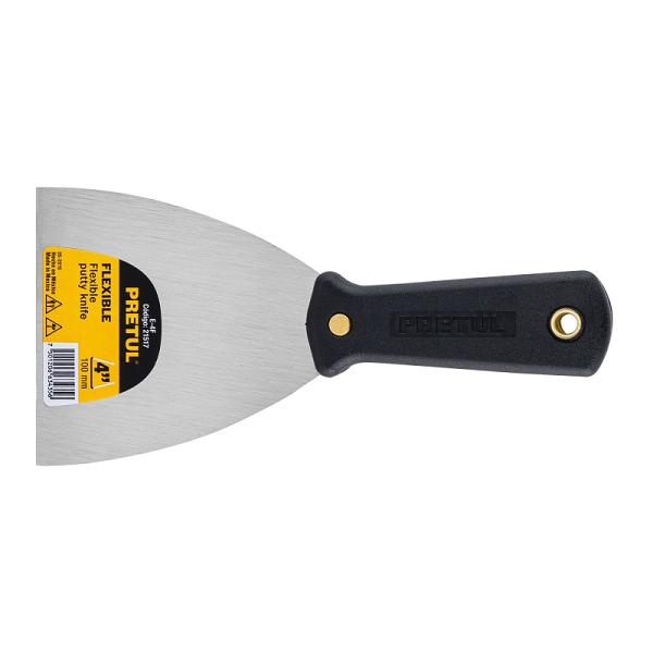 Espátula Flexible de 4" con Mango de Plástico, Pretul