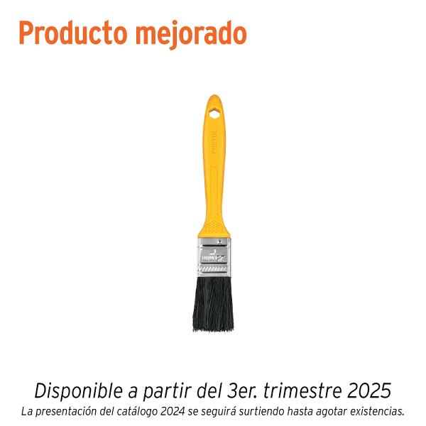 Brocha de Uso General de 1 Pulgada con Mango de Plástico, Pretul
