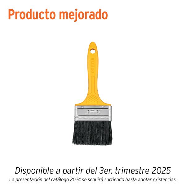 Brocha de Uso General de 3 Pulgadas con Mango de Plástico Pretul