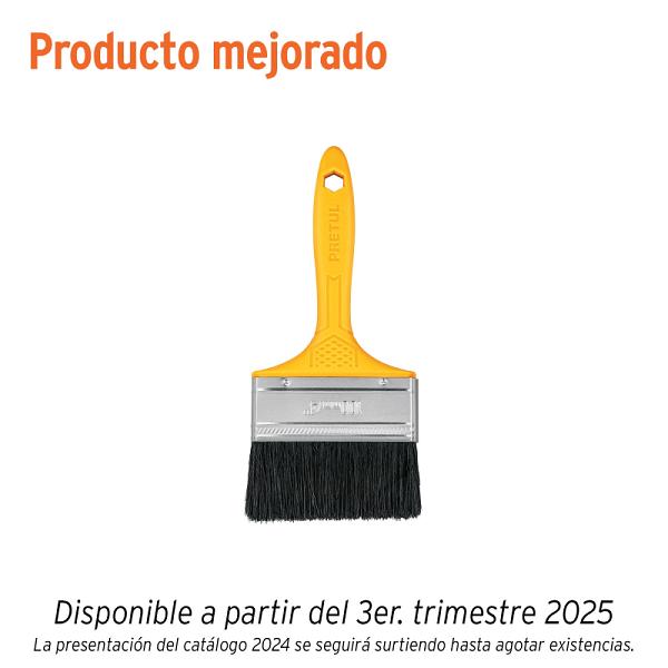 Brocha de Uso General Pretul de 4 Pulgadas con Mango de Plástico