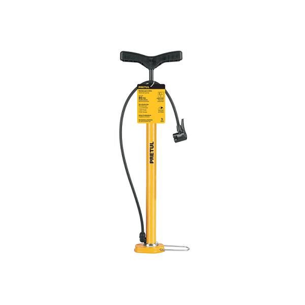 Bomba Manual para Inflar Bicicletas y Balones Pretul, 80 PSI