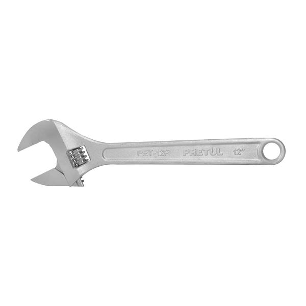 Llave Ajustable (Perico) de 12 Pulgadas Cromada, Pretul