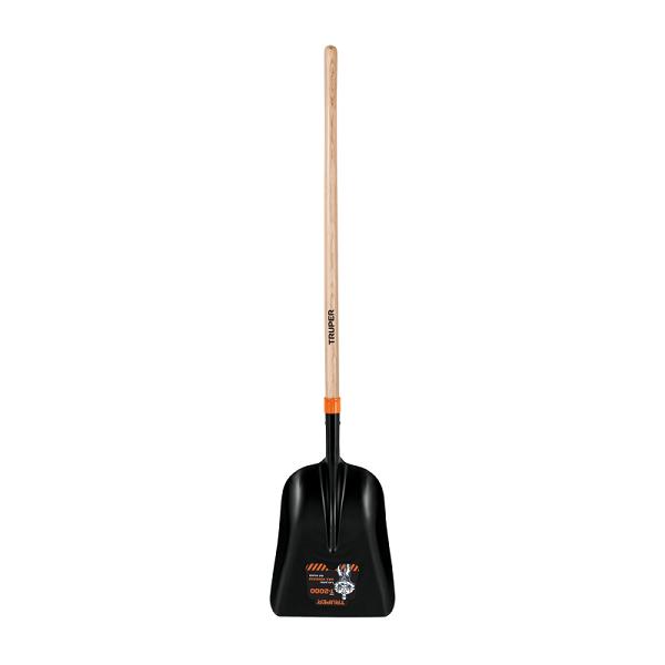 Pala carbonera chica T-2000 con mango largo de 43', TRUPER