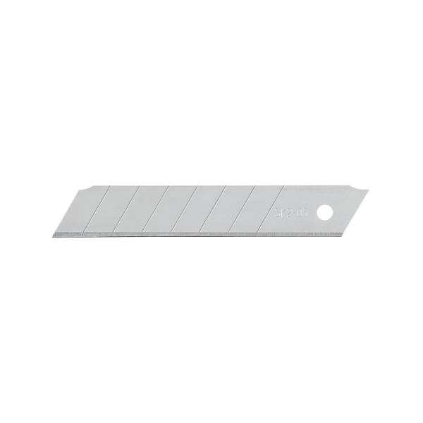 Cuchilla segmentada de acero SK2 de 18 mm para cutter EXPERT, repuesto plateado de alta precisión.