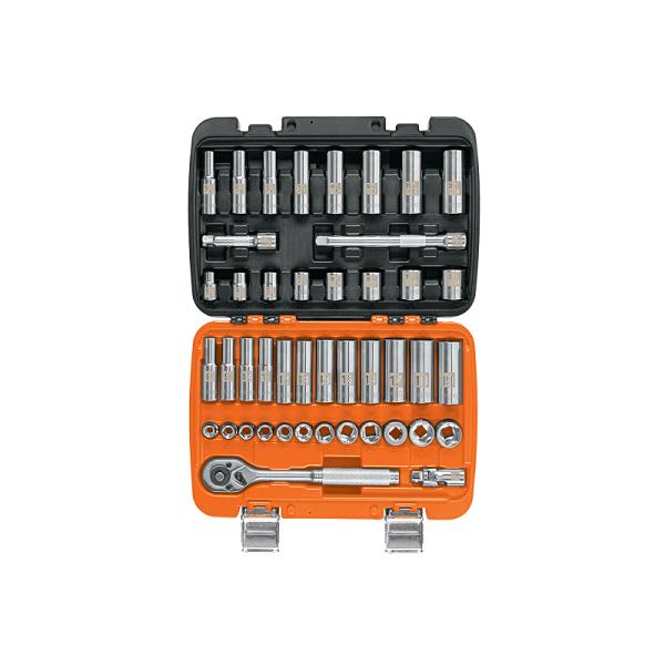 Juego de 45 herramientas cuadro 3/8' std y mm para mecánico