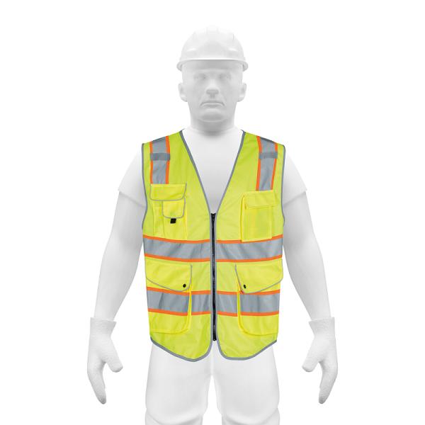 Chaleco de seguridad de alta visibilidad, verde, G, EXPERT
