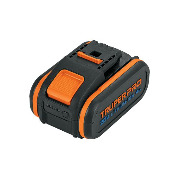 Batería ion litio, 20V, 4 Ah, TRUPER PRO