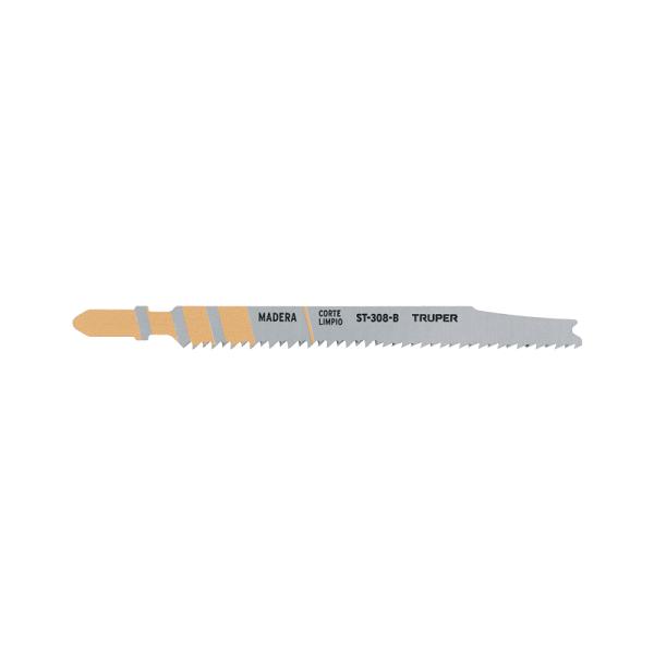 Blíster 5 seguetas T, 12 DPP HCS, corte recto limpio/madera