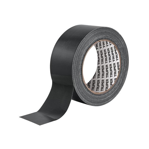 Cinta negra para ducto 30m x 48mm, espesor 0.19mm, TRUPER