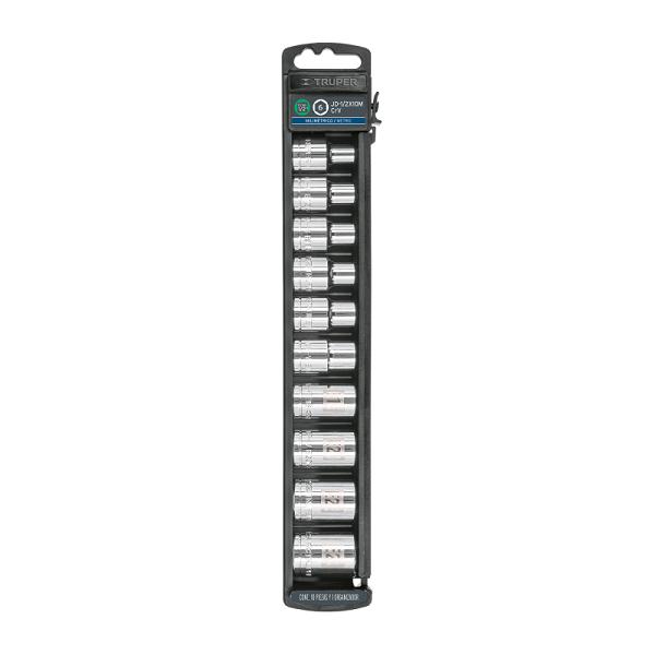 Juego de 10 dados cuadro 1/2' torx, TRUPER