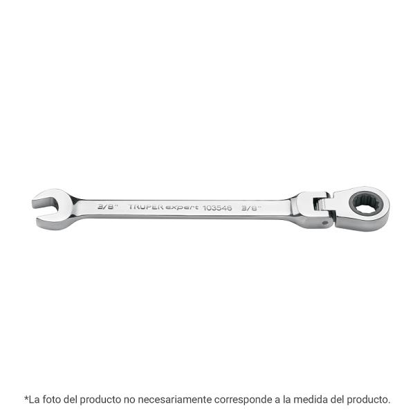 Llave combinada con matraca 13 mm flexible, EXPERT