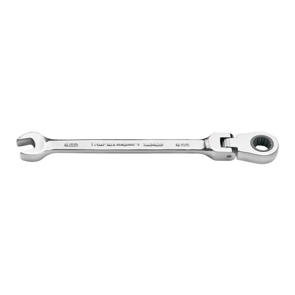 Llave combinada con matraca 8 mm flexible, EXPERT