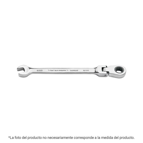 Llave combinada con matraca 19 mm flexible, EXPERT