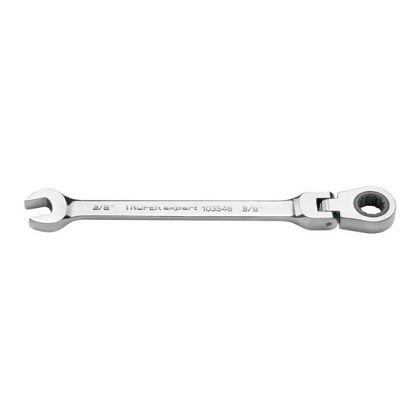 Llave combinada con matraca 3/8' flexible, EXPERT