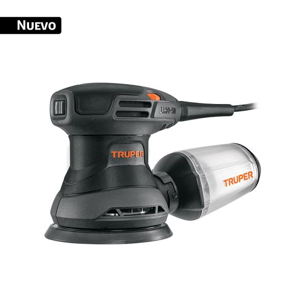 Lijadora roto orbital 5', 260W, TRUPER INDUSTRIAL